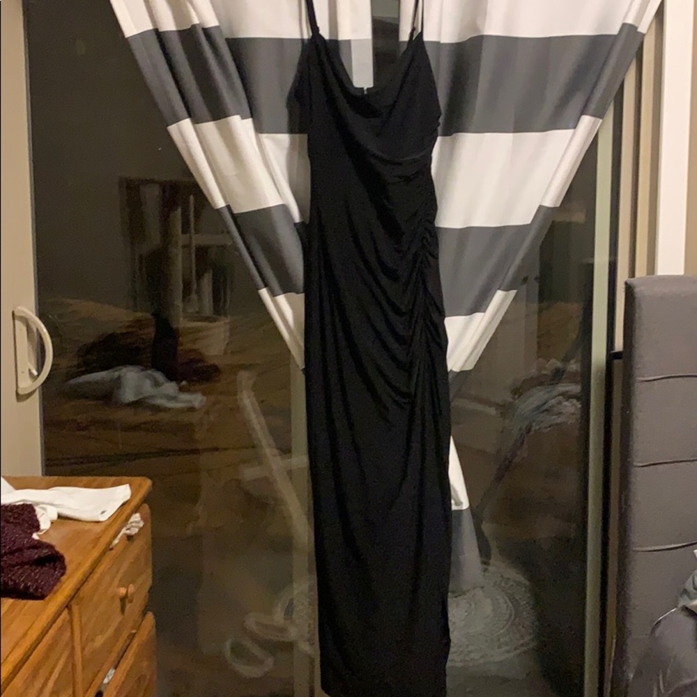 Black evening gown